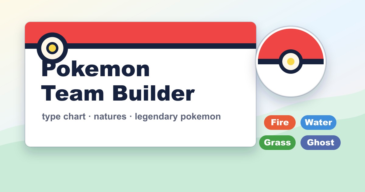 Random Pokemon Generator | Pokemon Team Builder